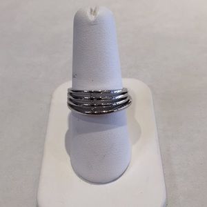 Sterling Silver Quad Circle Ring